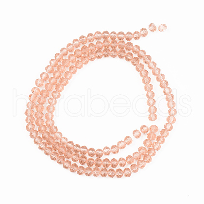 Glass Beads Strands EGLA-A034-T4mm-D21-1