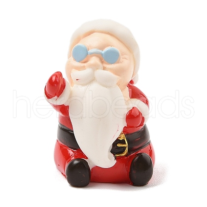 Christmas Resin Sculpture Display Decorations DJEW-K029-02B-1