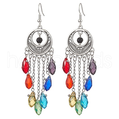 304 Stainless Steel Dangle Earring EJEW-JE05946-1