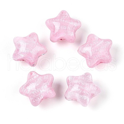 Transparent Resin Enamel Beads RESI-N043-01B-1