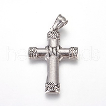 Tarnish Resistant 304 Stainless Steel Pendants STAS-E449-04P-1