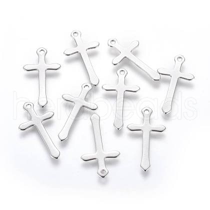 Non-Tarnish 201 Stainless Steel Pendants STAS-F222-009-1