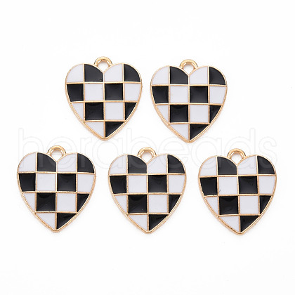 Alloy Enamel Pendants ENAM-S121-176D-RS-1