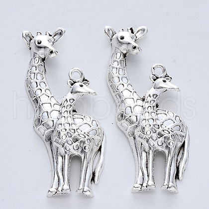 Tibetan Style Alloy Big Pendants X-TIBE-R316-019AS-RS-1