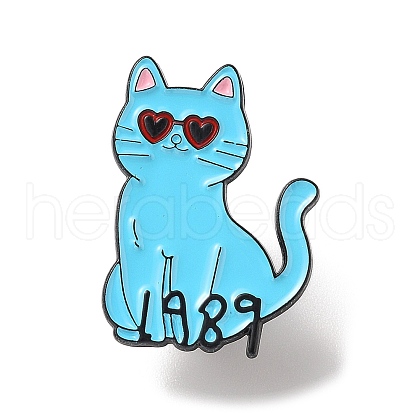 Cat Shape Enamel Pins JEWB-P039-01EB-05-1