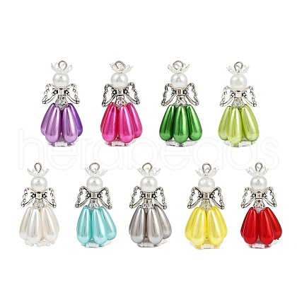 ABS Plastic Imitation Pearl Pendants PALLOY-MZ00755-1
