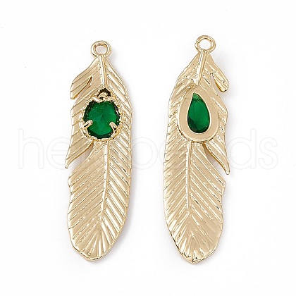 Brass Pendants KK-E068-VC013-1