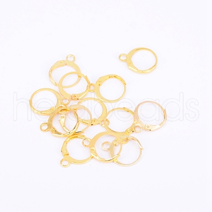 Brass Leverback Earring Findings KS-TAC0003-12G-1