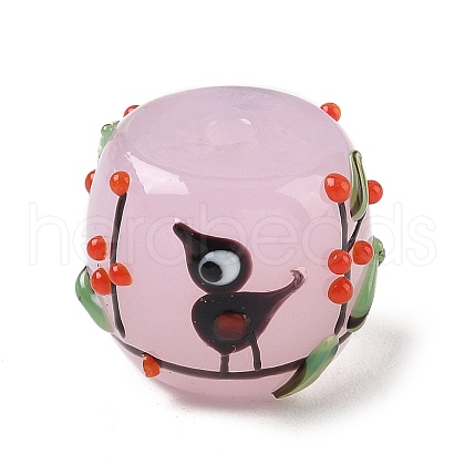 Handmade Lampwork Bumpy Beads LAMP-M025-01B-1