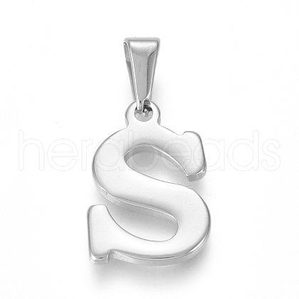 Non-Tarnish 304 Stainless Steel Pendants X-STAS-F106-95P-S-01-1