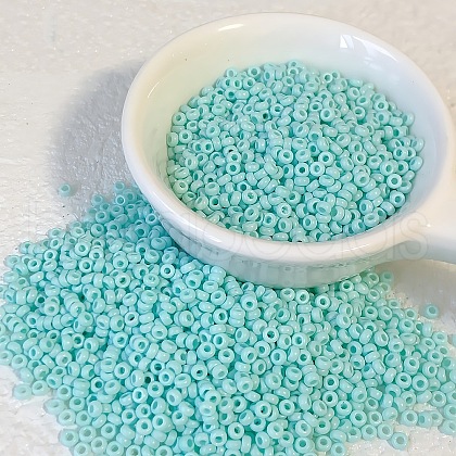 Opaque Colours Glass Seed Beads PW-WG6EF65-18-1