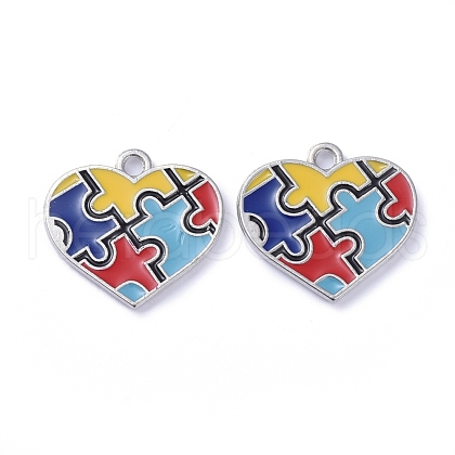 Alloy Enamel Pendants ENAM-G192-07P-1