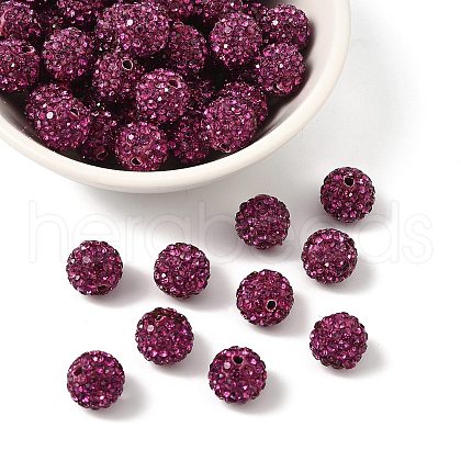Pave Disco Ball Beads RB-H258-10MM-502-1