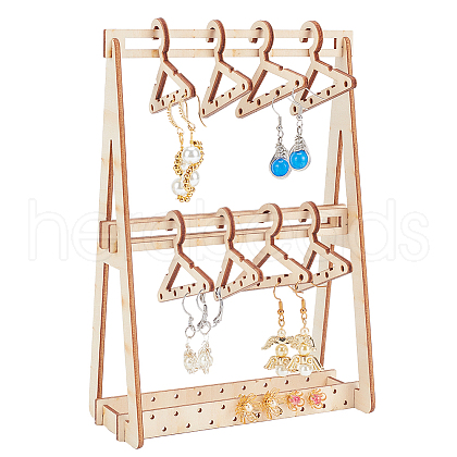 Wood Earrings Display Hanger EDIS-WH0021-17A-1