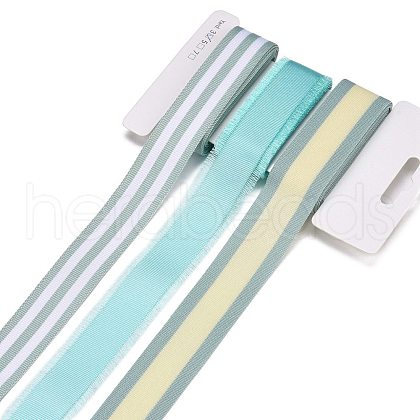 9 Yards 3 Styles Polyester Ribbon SRIB-A014-C06-1