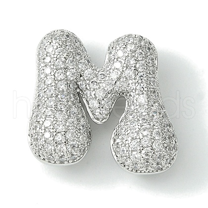 Rack Plating Brass Cubic Zirconia Pendants KK-S378-02P-M-1