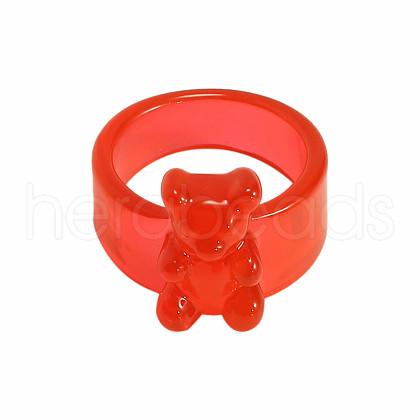 Resin Plain Band Rings FS-WG41763-23-1