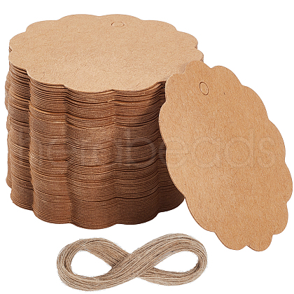 SOFPLATE 200Pcs Blank Kraft Paper Gift Tags CDIS-SP0001-10C-1