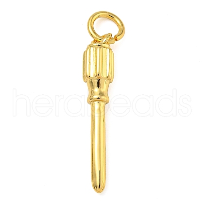 Rack Plating Brass Pendants KK-Z063-30H-G-1