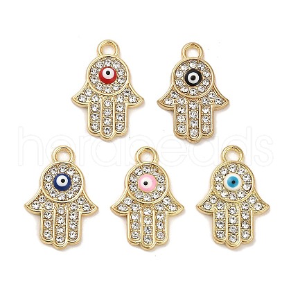 Golden Plated Alloy Enamel Pendants ENAM-K069-36G-1