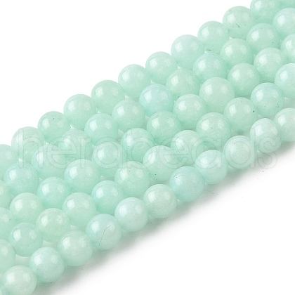 Natural Malaysia Jade Beads Strands G-A146-4mm-B06-01-1