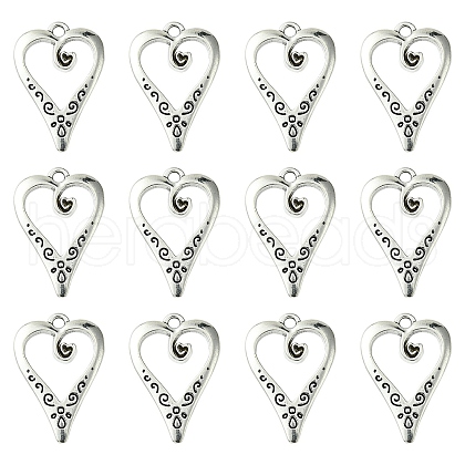 Tibetan Style Alloy Pendants TIBEP-YW0001-74-1