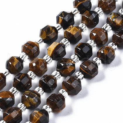 Natural Tiger Eye Beads Strands G-T132-045A-1