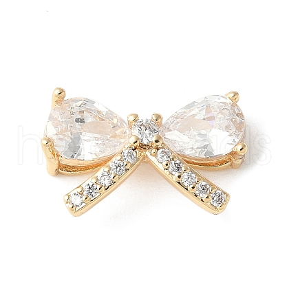 Brass Micro Pave Cubic Zirconia Pendants KK-A253-05G-1