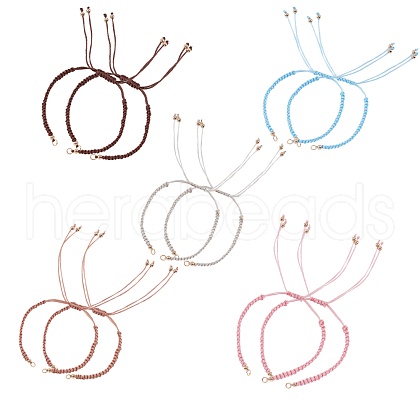   Adjustable Braided Polyester Cord Bracelet Making AJEW-PH0001-48-1