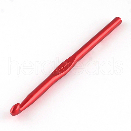 Random Single Color Aluminum Crochet Hooks TOOL-R058-11-1