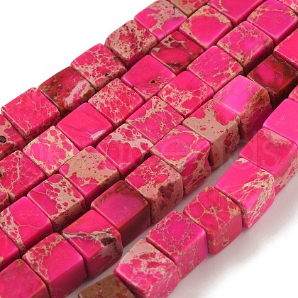 Natural Imperial Jasper Beads Strands G-I248-02-06-1