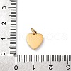 304 Stainless Steel Rhinestone Pendants STAS-M110-25G-4