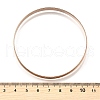 304 Stainless Steel Plain Bangles for Women BJEW-V004-02B-RG-5