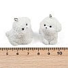 Flocky Resin Pendants FIND-A052-06J-3