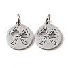 Non-Tarnish 304 Stainless Steel Charms STAS-D050-07P-02-1