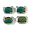 Two Tone Glass Mood Beads GLAA-Z007-09E-1