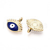 Alloy Enamel Pendants ENAM-T020-109B-2