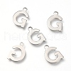 Non-Tarnish 201 Stainless Steel Charms X-STAS-C021-06P-G-1