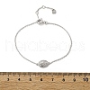 S925 Sterling Silver Link & Charm Bracelets for Women BJEW-K276-01P-5