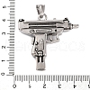 304 Stainless Steel Pendants STAS-P372-02AS-3