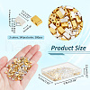  280Pcs 2 Colors Electroplated Glass Seed Beads SEED-NB0002-03-2
