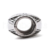 304 Stainless Steel Manual Polishing European Beads STAS-G276-21AS-2