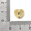 Brass Micro Pave Cubic Zirconia Charms KK-R222-01G-03-3