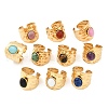 304 Stainless Steel Wide Open Cuff Rings RJEW-Z078-22G-4