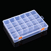 Rectangle Polypropylene(PP) Bead Storage Container CON-N013-07-3