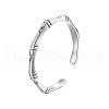 Stainless Steel Finger Open Cuff Ring IS0697-2-1