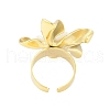 Flower Natural Shell Finger Rings RJEW-H234-01G-3
