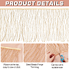 BENECREAT 1.25 Yards Seed Bead Fringe Trimming DIY-BC0012-58B-4