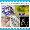   210Pcs 14 Colors Electroplate Transparent Glass Beads EGLA-PH0001-50-6