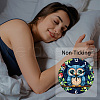 MDF Printed Wall Clock HJEW-WH0058-032-4